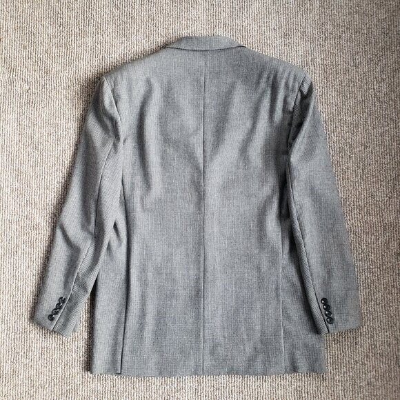 Faconnable 3 Button Houndstooth Blazer Men's 42 R Made in Italy - Picture 3 of 8